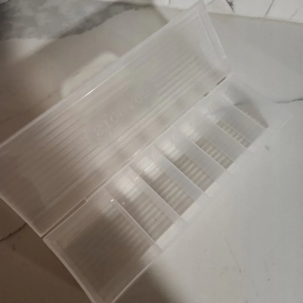 Clear‎ Plastic Storage Container with Compartments USB charger organizer new